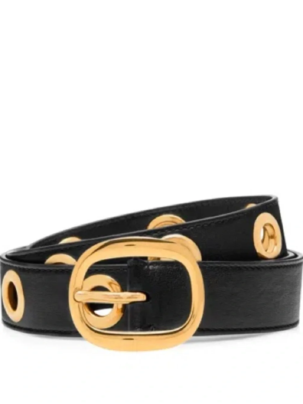 Tom Ford Ovoid Eyelet Ursula Leather Belt
